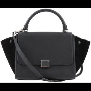Authentic Small black Celine Trapeze bag